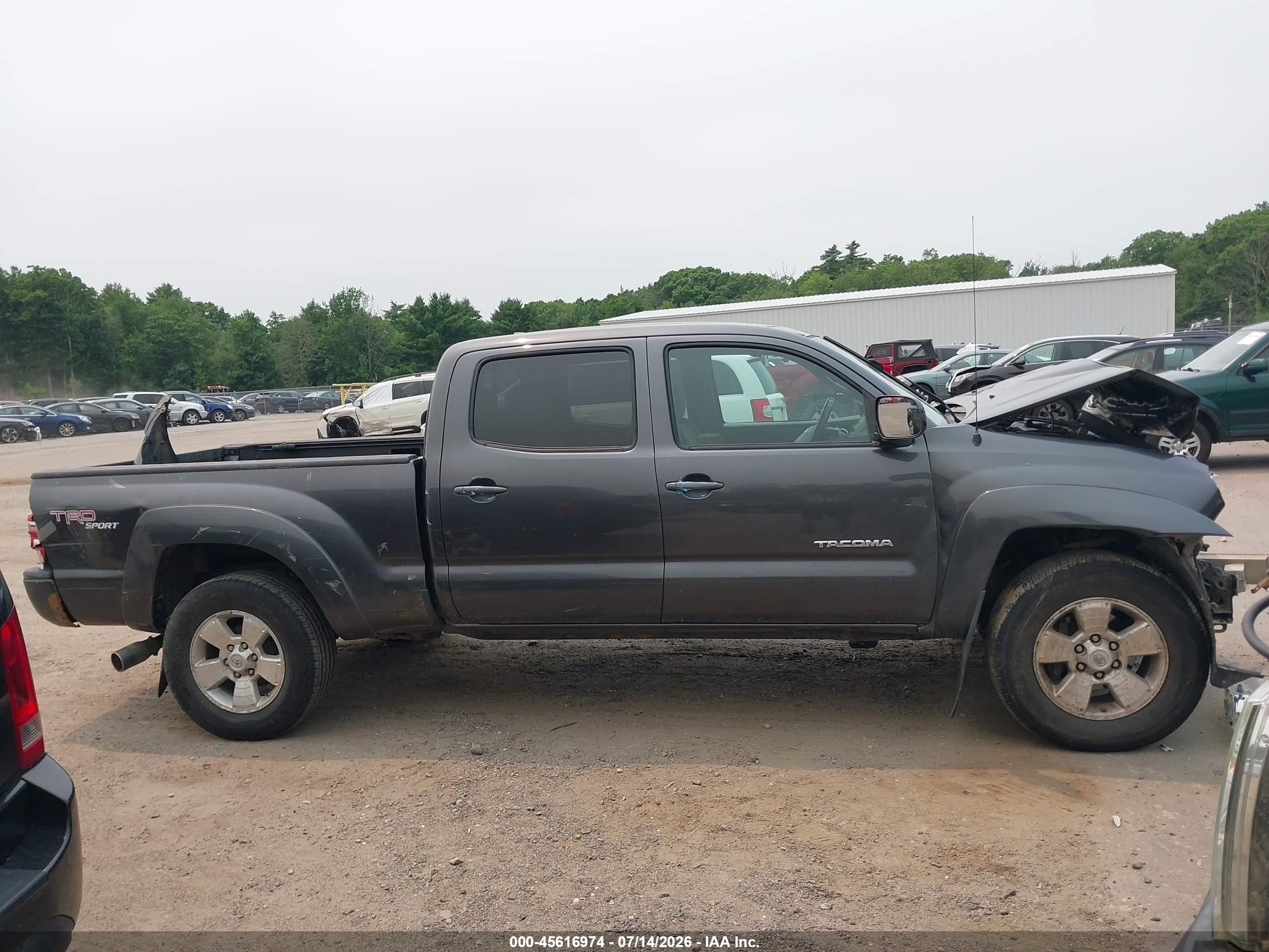 2010 Toyota Tacoma Base V6 Серый vin: 3TMMU4FN9AM017538