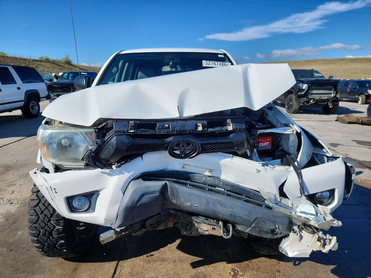 2012 Toyota Tacoma Double Cab Long Bed White vin: 3TMMU4FN9CM041292