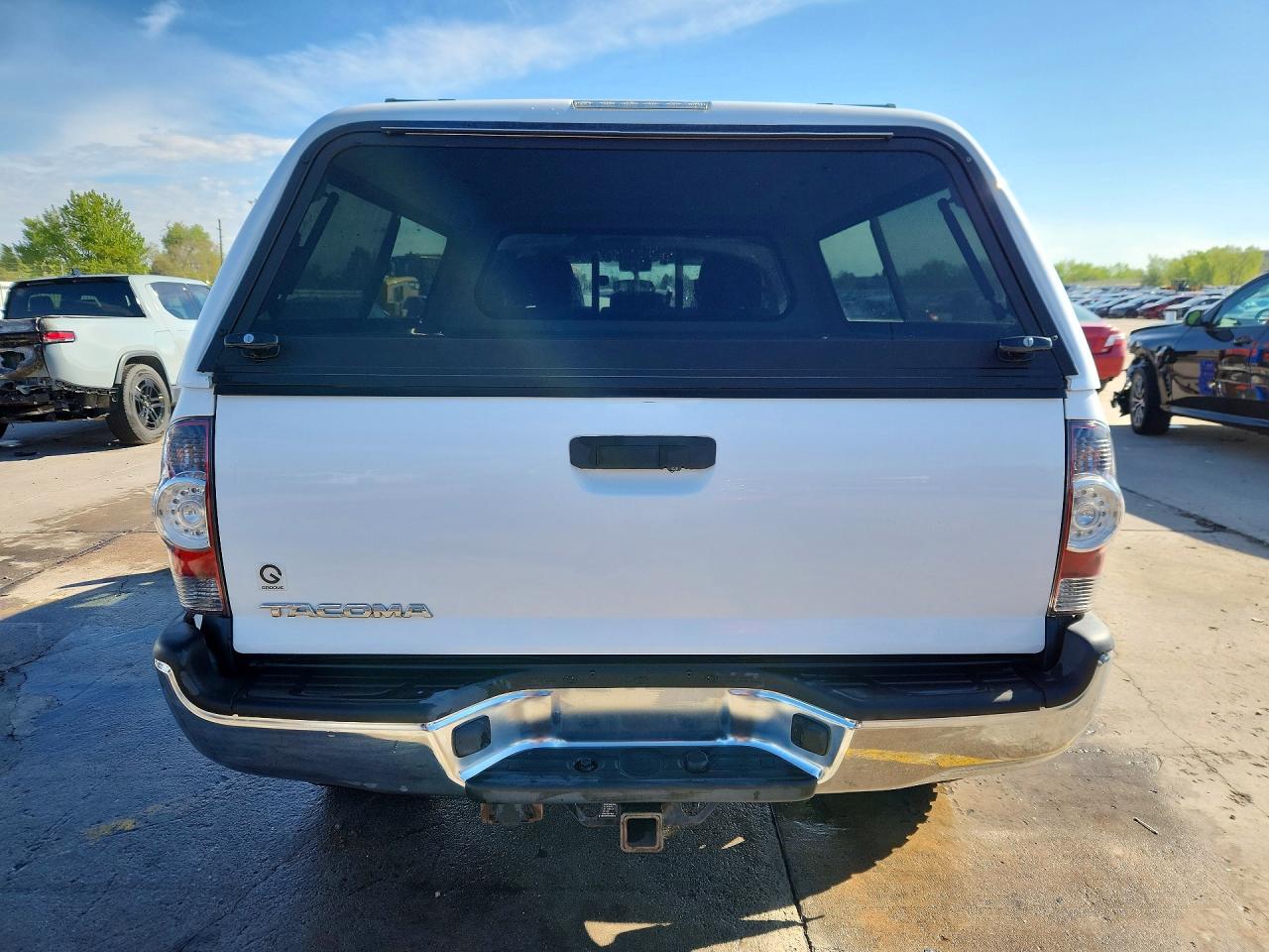 2012 Toyota Tacoma Double Cab Long Bed White vin: 3TMMU4FN9CM041292