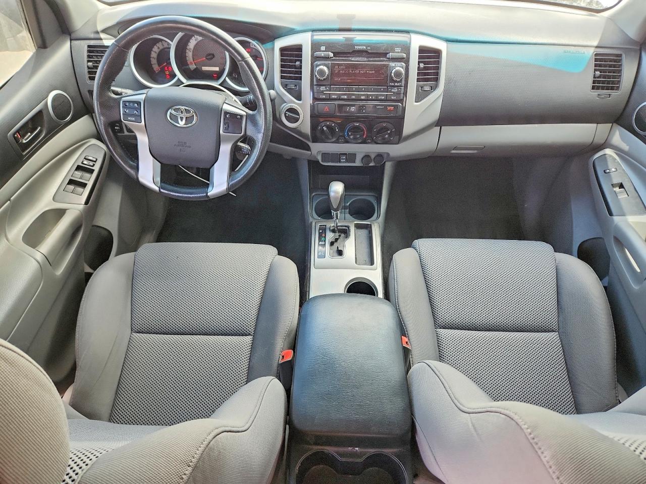 2012 Toyota Tacoma Double Cab Long Bed Silver vin: 3TMMU4FN9CM041308
