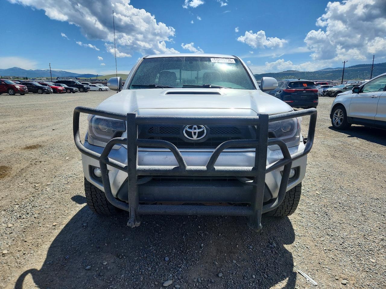 2012 Toyota Tacoma Double Cab Long Bed Silver vin: 3TMMU4FN9CM041308