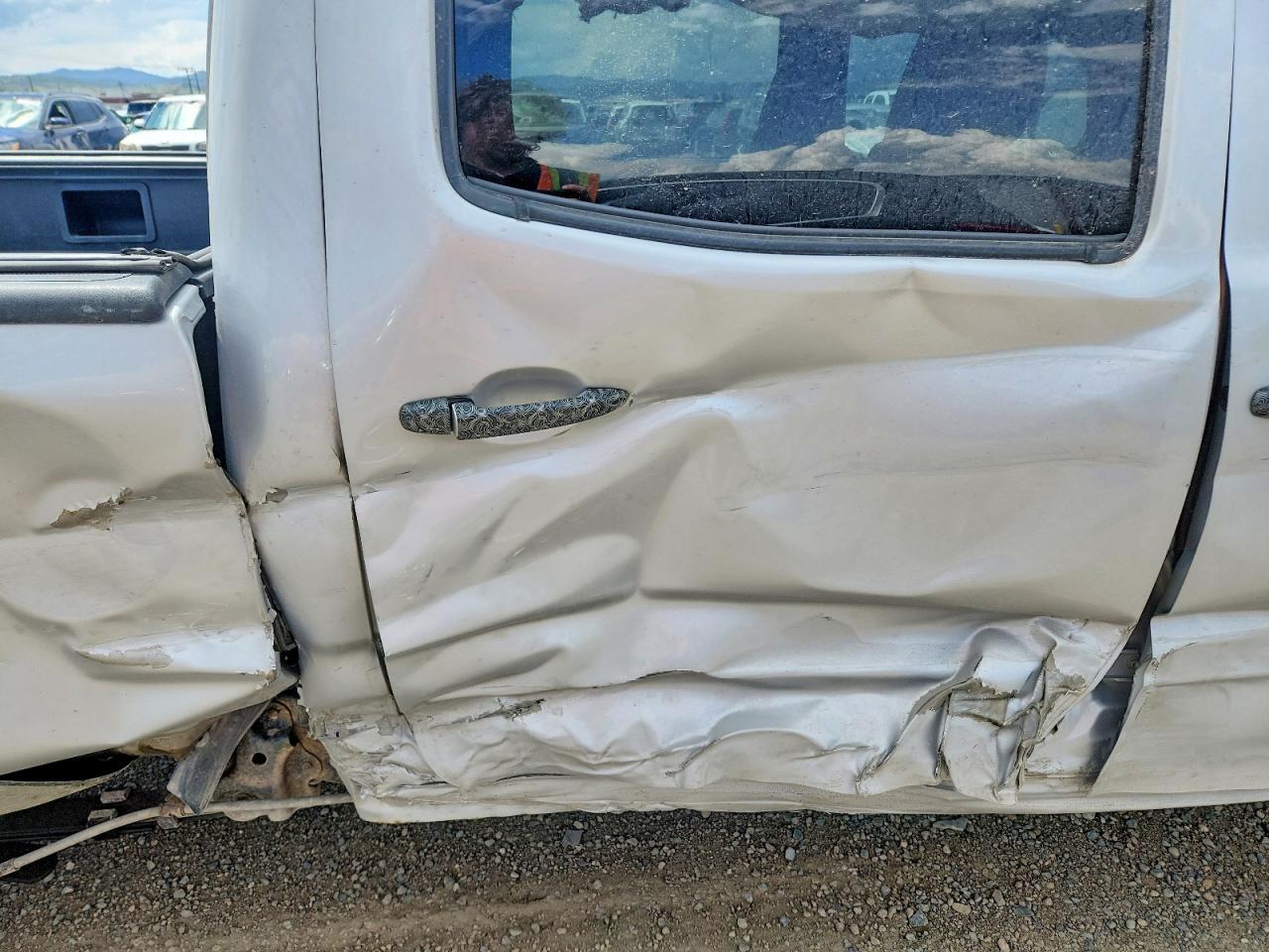 2012 Toyota Tacoma Double Cab Long Bed Silver vin: 3TMMU4FN9CM041308