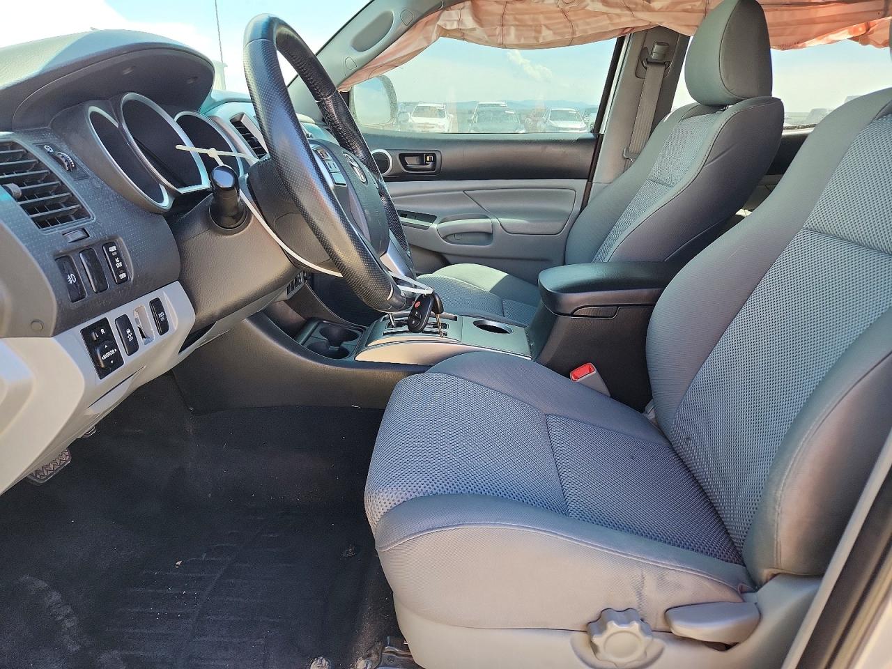 2012 Toyota Tacoma Double Cab Long Bed Silver vin: 3TMMU4FN9CM041308
