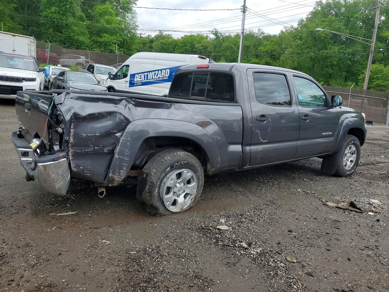 2012 Toyota Tacoma Double Cab Long Bed Gray vin: 3TMMU4FN9CM048761