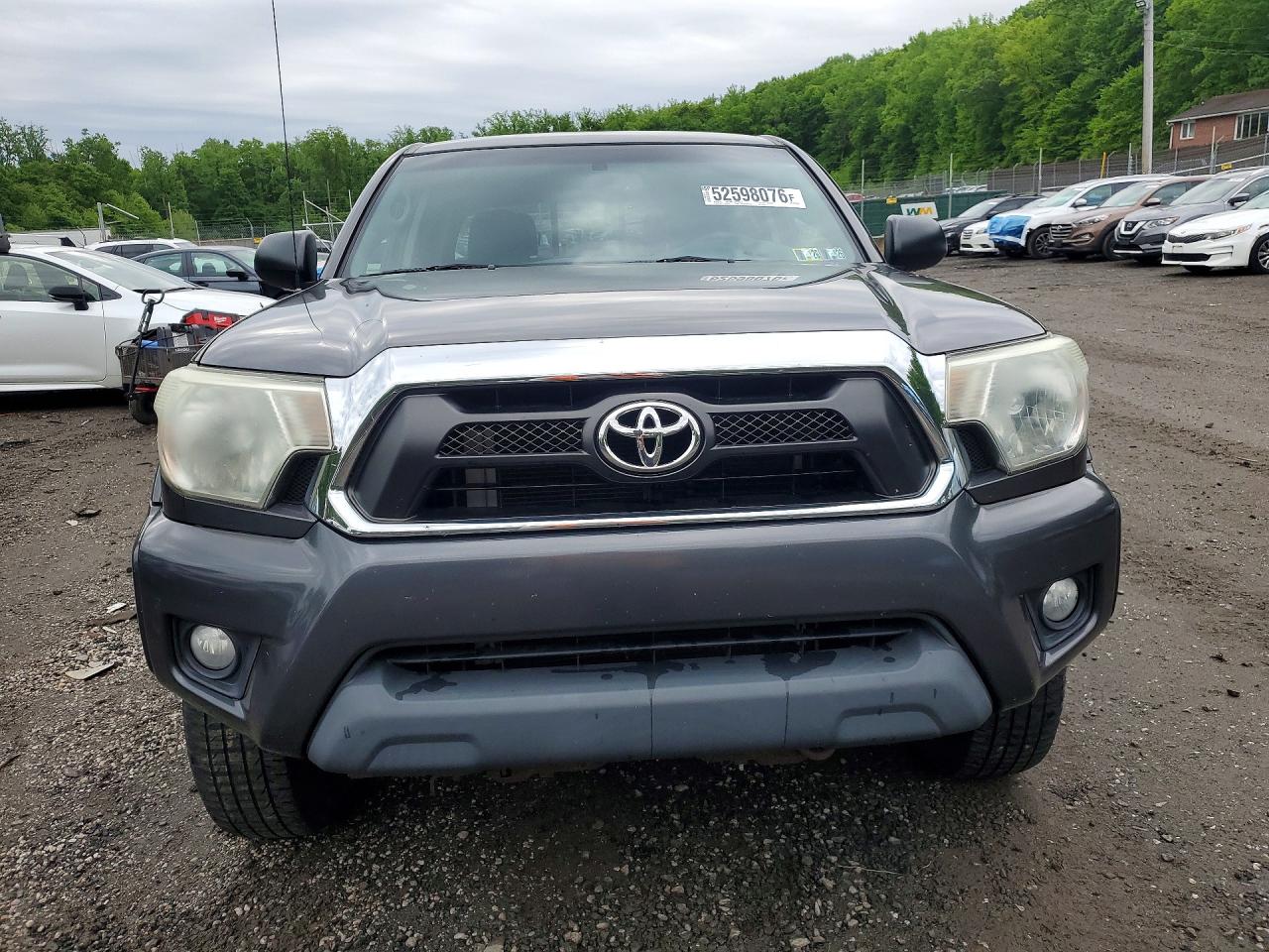 2012 Toyota Tacoma Double Cab Long Bed Gray vin: 3TMMU4FN9CM048761