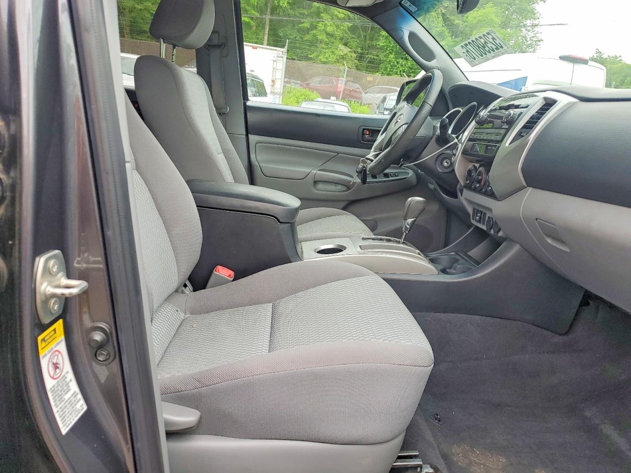 2012 Toyota Tacoma Double Cab Long Bed Gray vin: 3TMMU4FN9CM048761