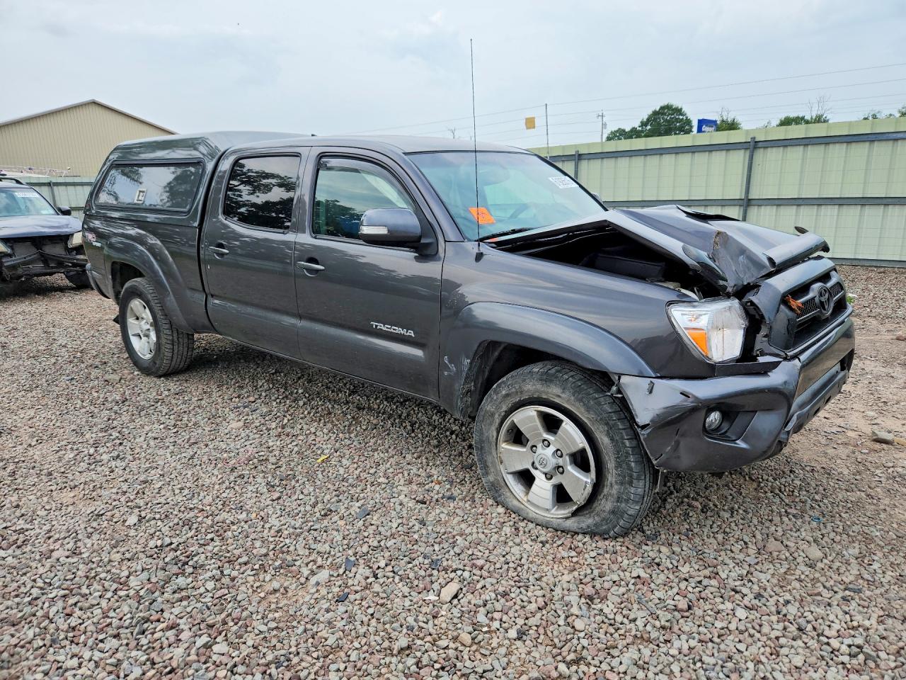 2012 Toyota Tacoma Double Cab Long Bed Серый vin: 3TMMU4FN9CM049344