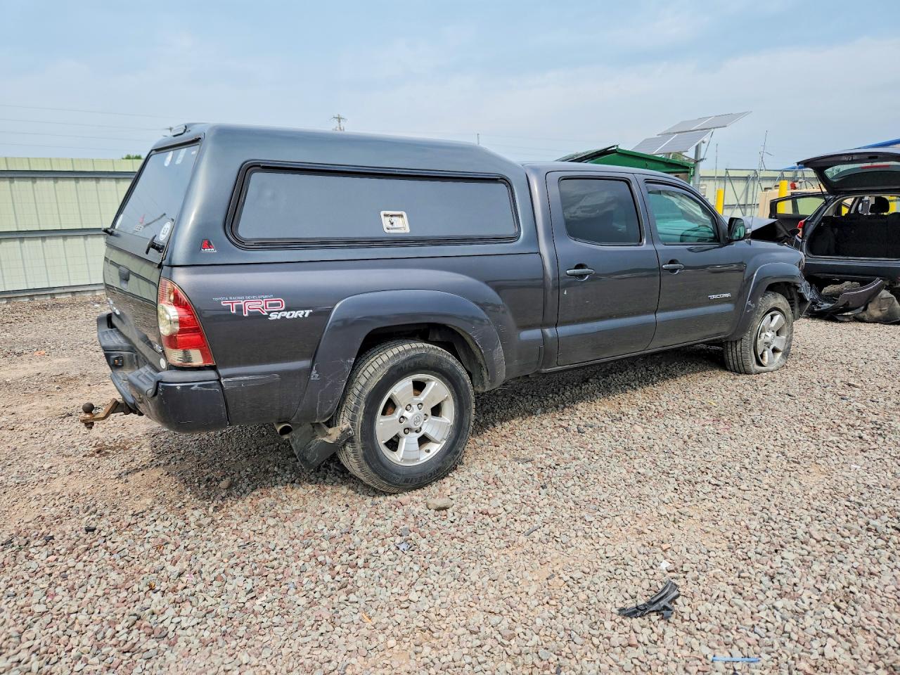 2012 Toyota Tacoma Double Cab Long Bed Серый vin: 3TMMU4FN9CM049344