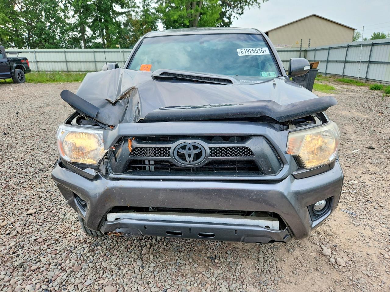 2012 Toyota Tacoma Double Cab Long Bed Серый vin: 3TMMU4FN9CM049344