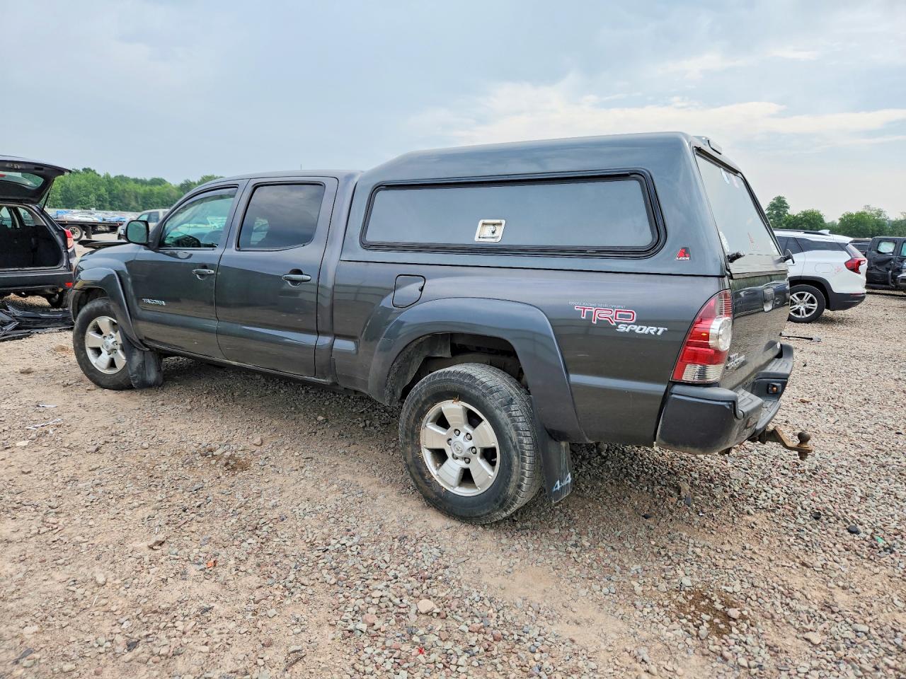 2012 Toyota Tacoma Double Cab Long Bed Серый vin: 3TMMU4FN9CM049344