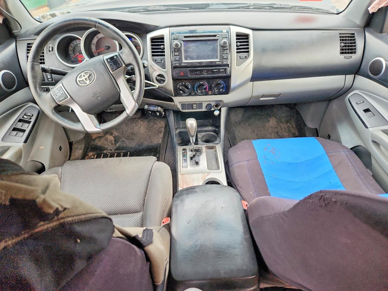 2012 Toyota Tacoma Double Cab Long Bed Серый vin: 3TMMU4FN9CM049344