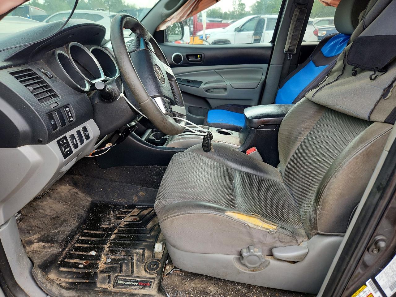 2012 Toyota Tacoma Double Cab Long Bed Серый vin: 3TMMU4FN9CM049344