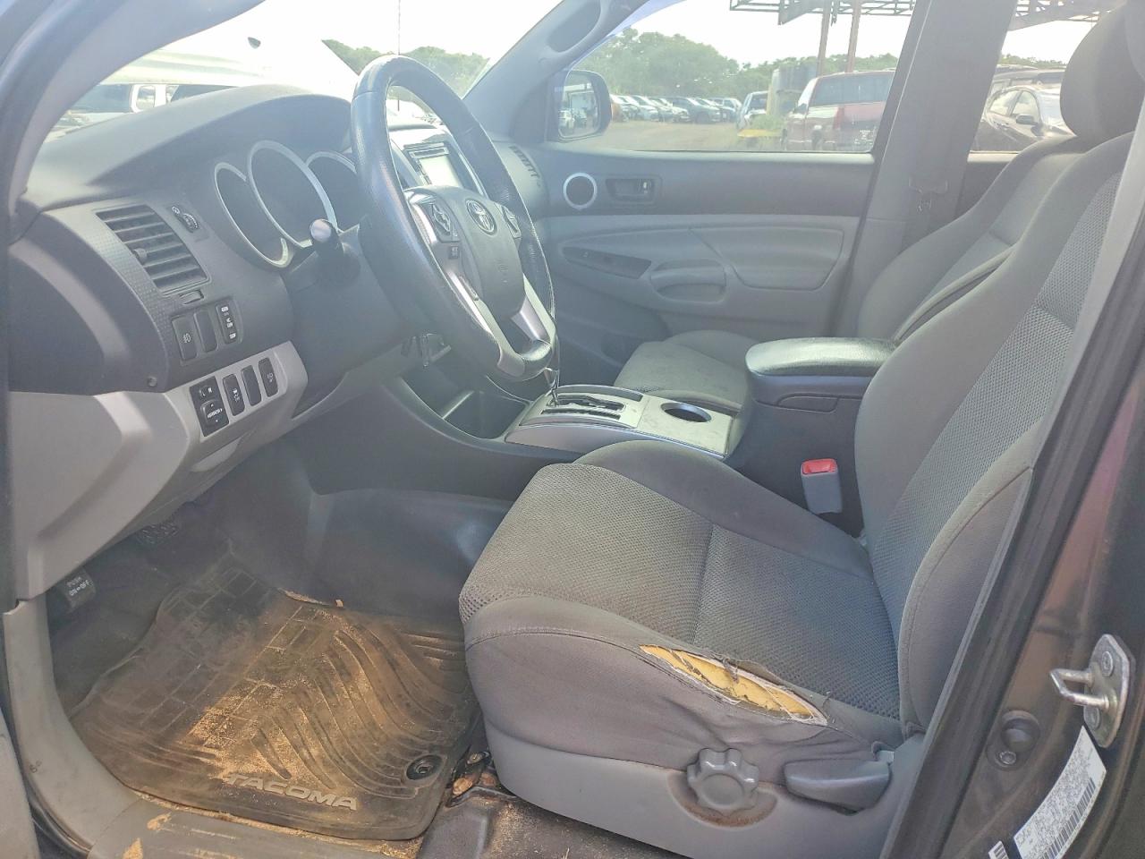 2014 Toyota Tacoma Double Cab Long Bed Gray vin: 3TMMU4FN9EM062470