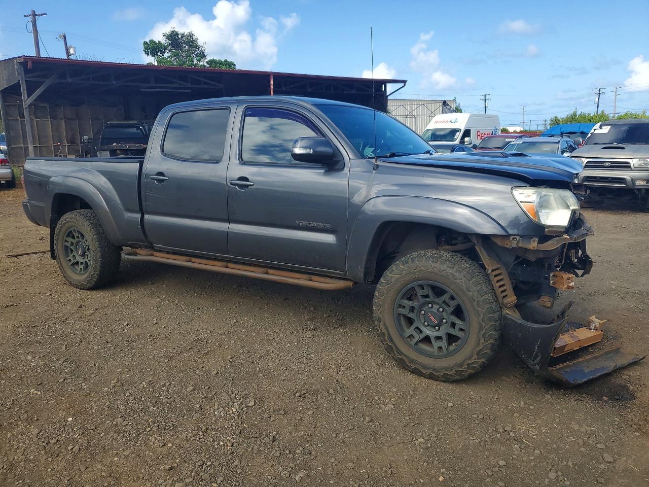 2014 Toyota Tacoma Double Cab Long Bed Gray vin: 3TMMU4FN9EM062470