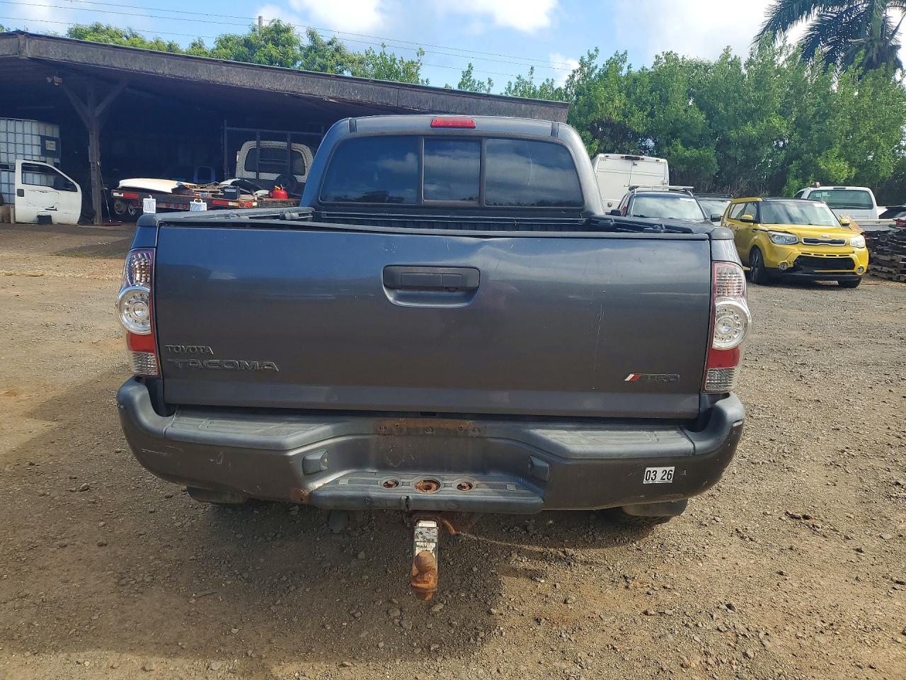 2014 Toyota Tacoma Double Cab Long Bed Gray vin: 3TMMU4FN9EM062470