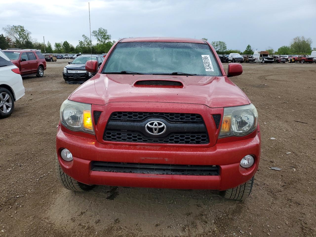 2011 Toyota Tacoma Double Cab Long Bed Red vin: 3TMMU4FNXBM034012