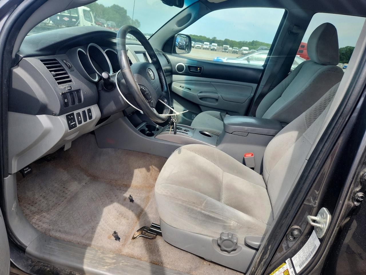 2011 Toyota Tacoma Double Cab Long Bed Серый vin: 3TMMU4FNXBM036696