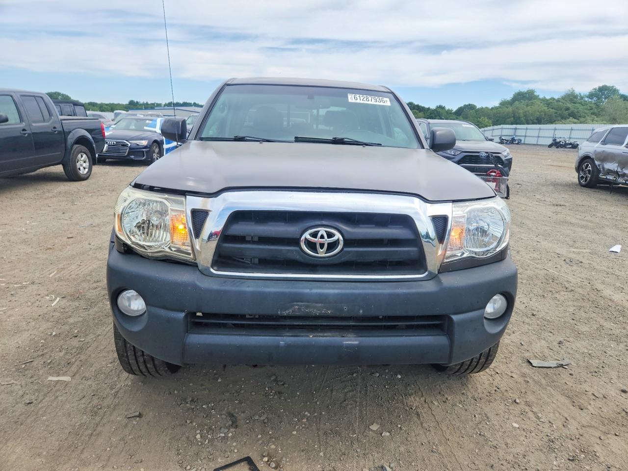 2011 Toyota Tacoma Double Cab Long Bed Серый vin: 3TMMU4FNXBM036696