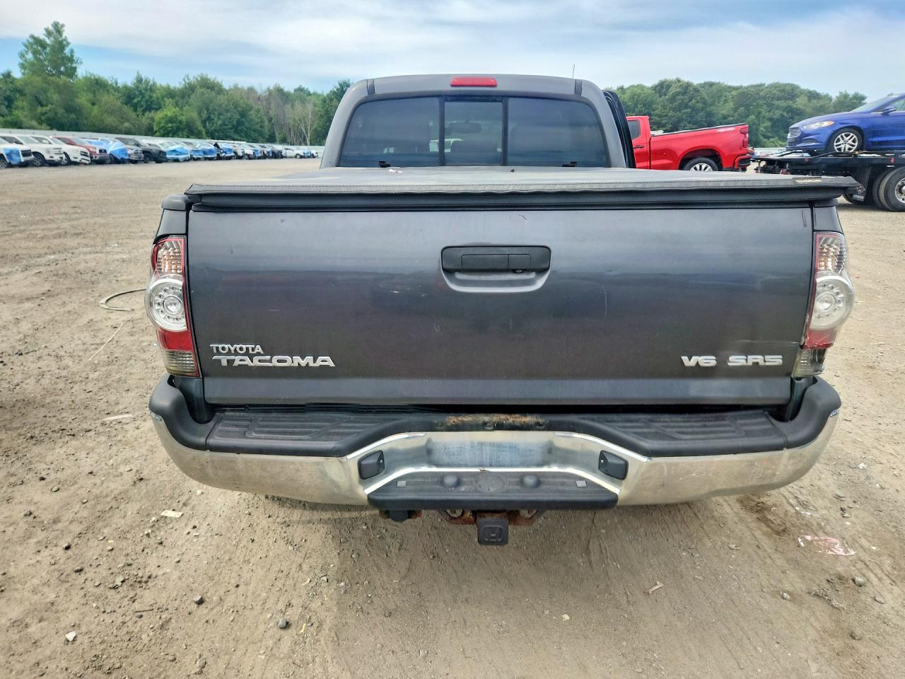 2011 Toyota Tacoma Double Cab Long Bed Серый vin: 3TMMU4FNXBM036696