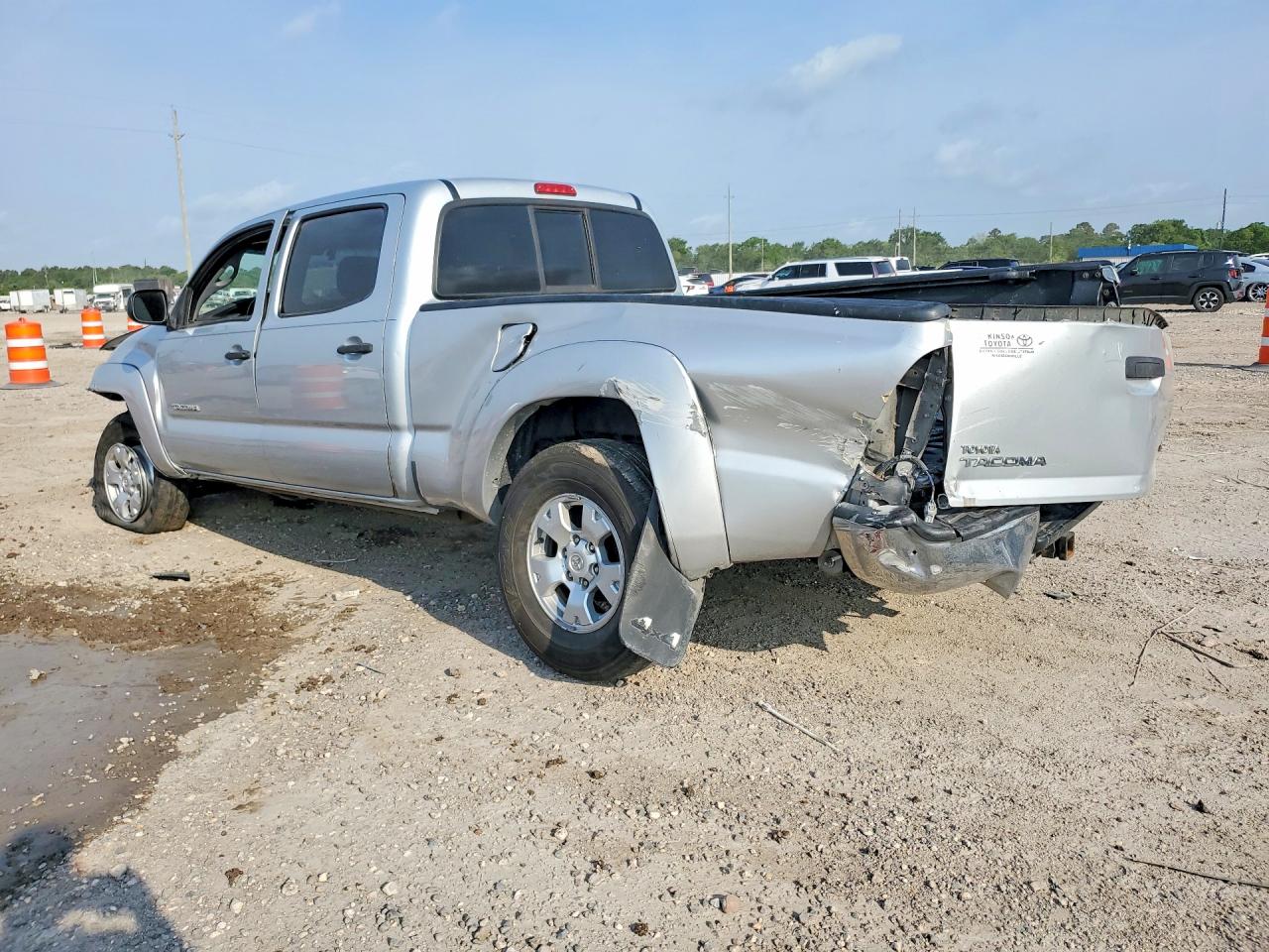 2006 Toyota Tacoma Double Cab Long Bed Silver vin: 3TMMU52N16M003460