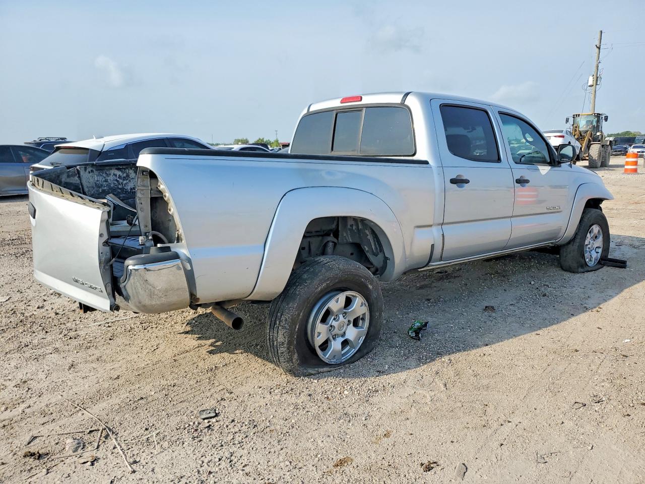 2006 Toyota Tacoma Double Cab Long Bed Silver vin: 3TMMU52N16M003460