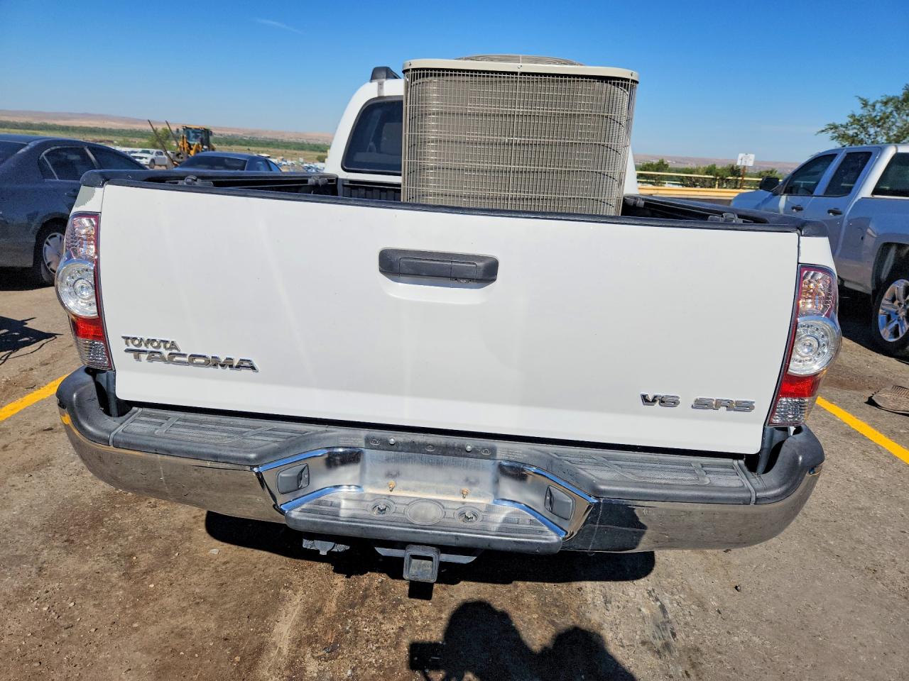 2009 Toyota Tacoma Double Cab Long Bed White vin: 3TMMU52N19M015046