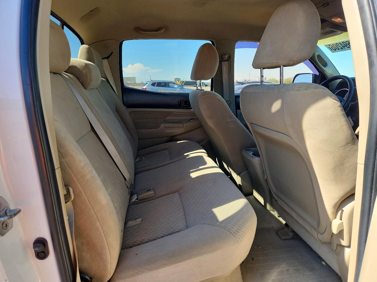 2009 Toyota Tacoma Double Cab Long Bed White vin: 3TMMU52N19M015046