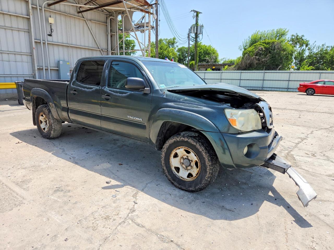 2009 Toyota Tacoma Double Cab Long Bed Green vin: 3TMMU52N39M008552