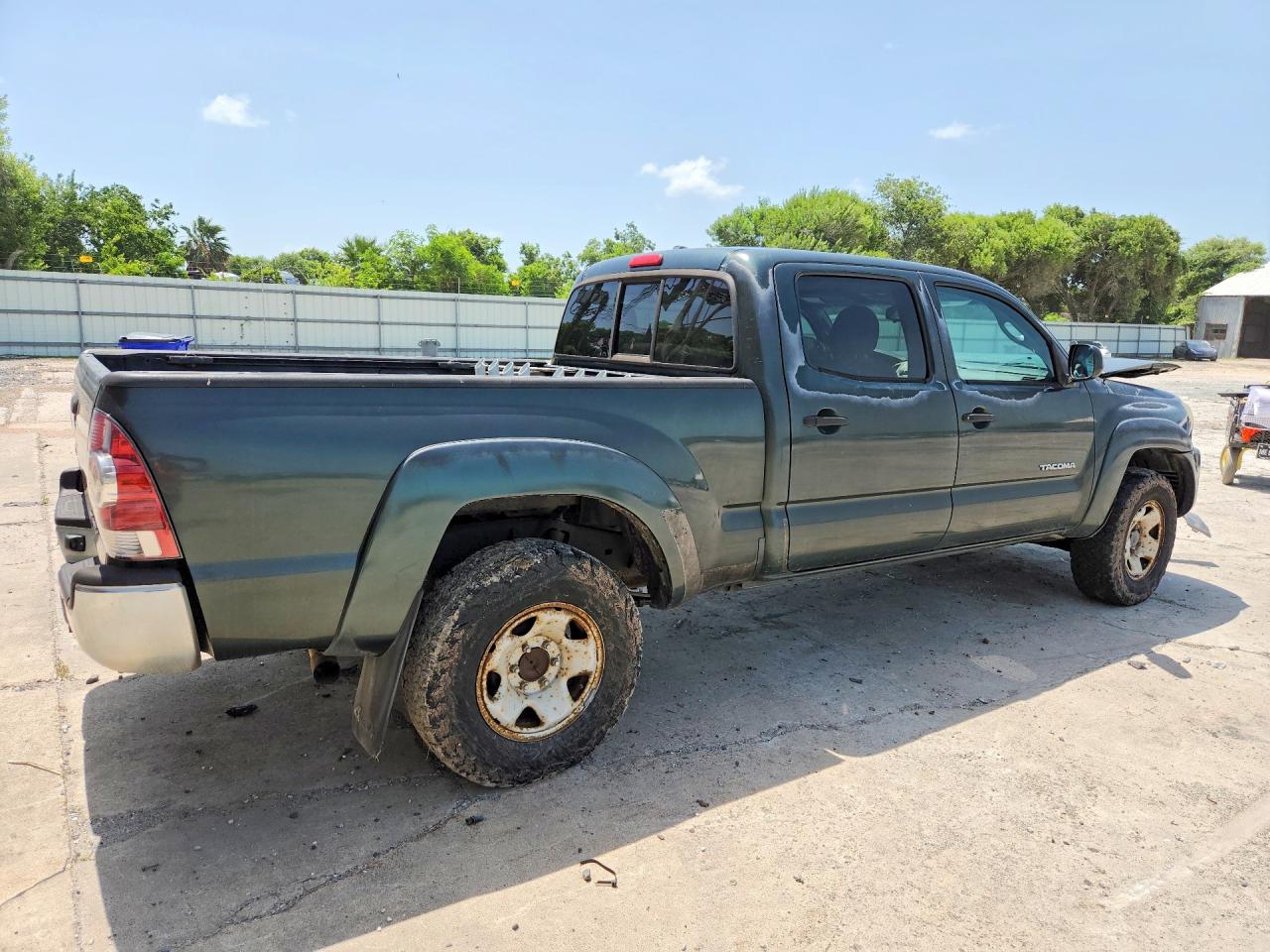 2009 Toyota Tacoma Double Cab Long Bed Green vin: 3TMMU52N39M008552