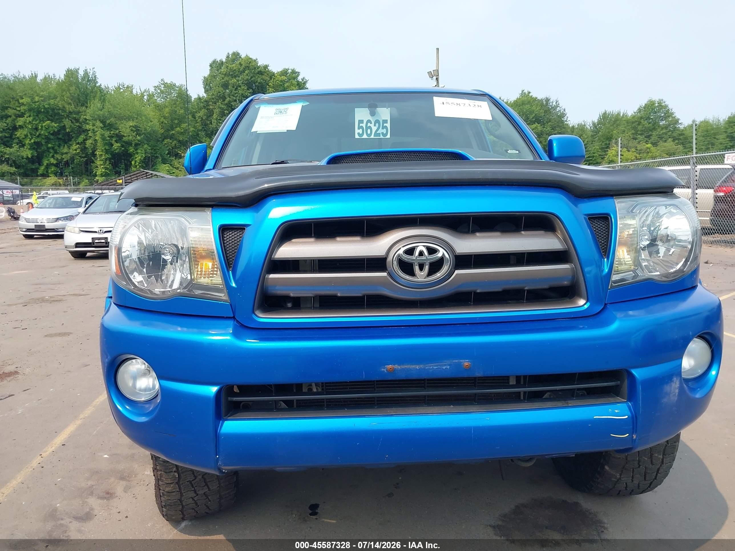 2009 Toyota Tacoma Base V6 Light Blue vin: 3TMMU52N39M010088
