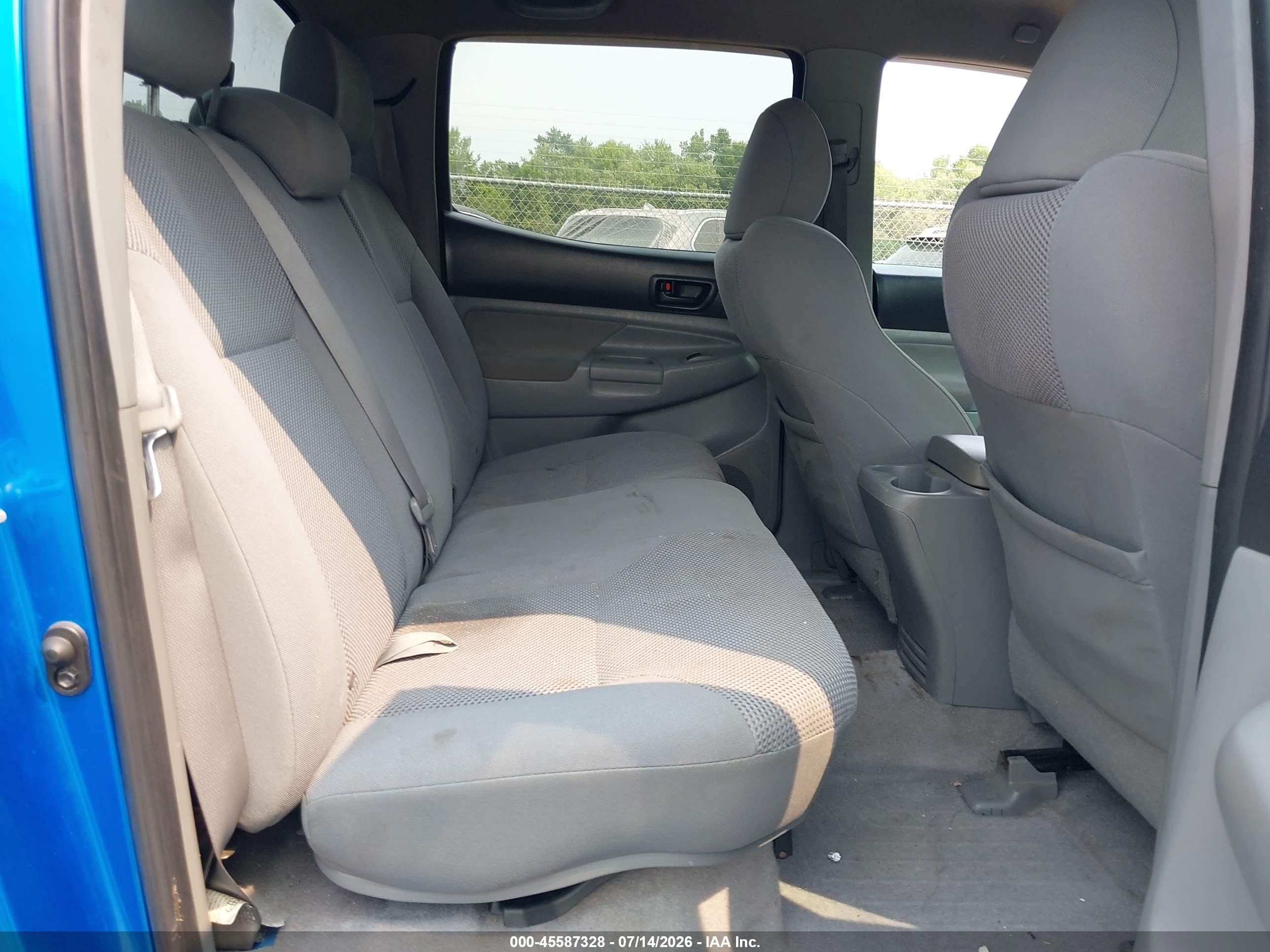 2009 Toyota Tacoma Base V6 Light Blue vin: 3TMMU52N39M010088