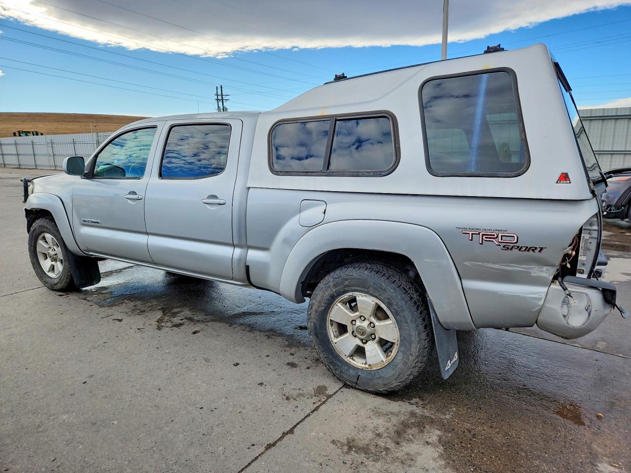 2008 Toyota Tacoma V6 Silver vin: 3TMMU52N48M005674