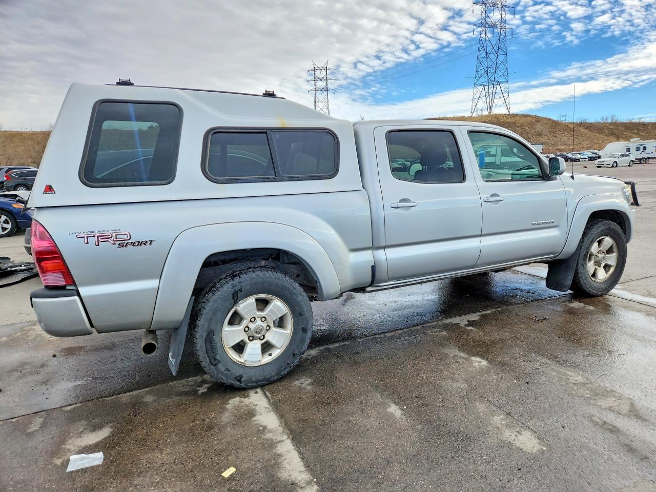 2008 Toyota Tacoma V6 Silver vin: 3TMMU52N48M005674