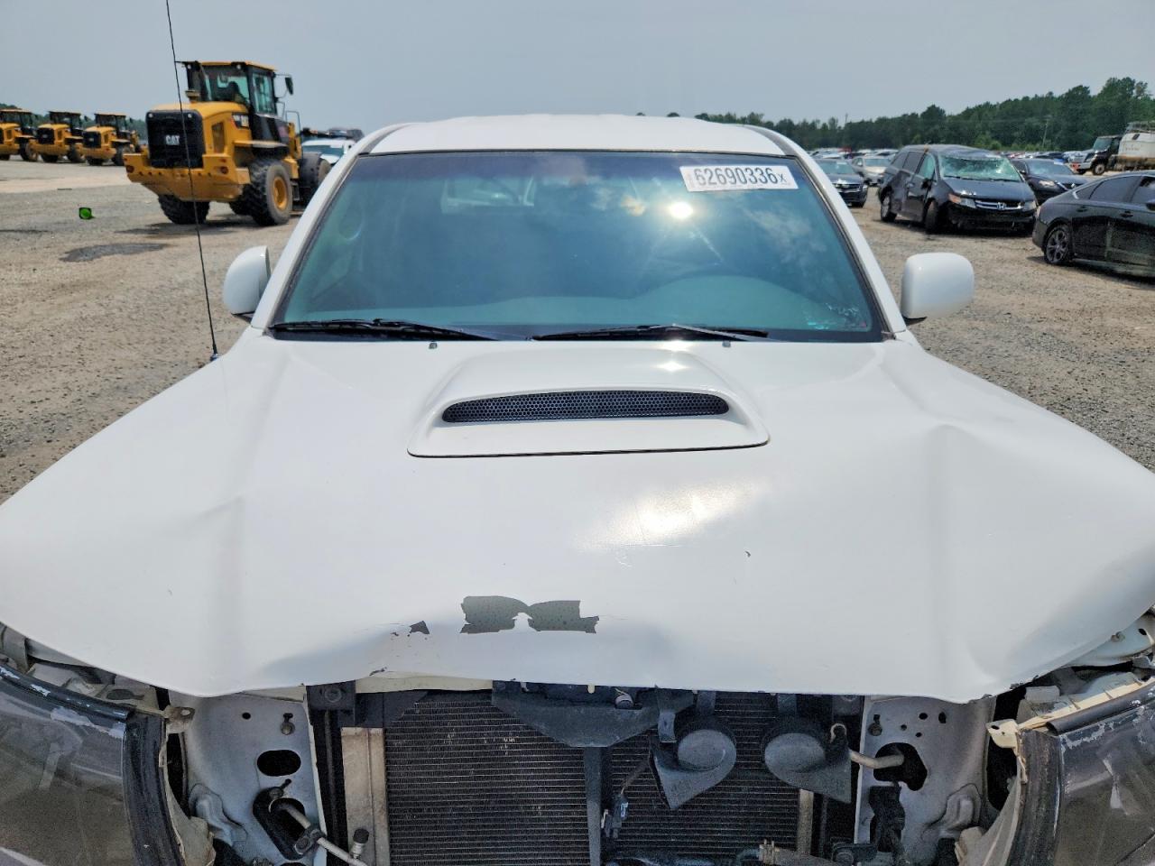 2008 Toyota Tacoma Double Cab Long Bed White vin: 3TMMU52N48M005979
