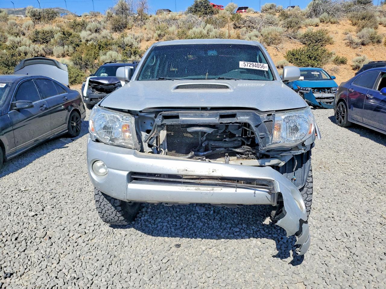 2008 Toyota Tacoma Double Cab Long Bed Silver vin: 3TMMU52N58M005652