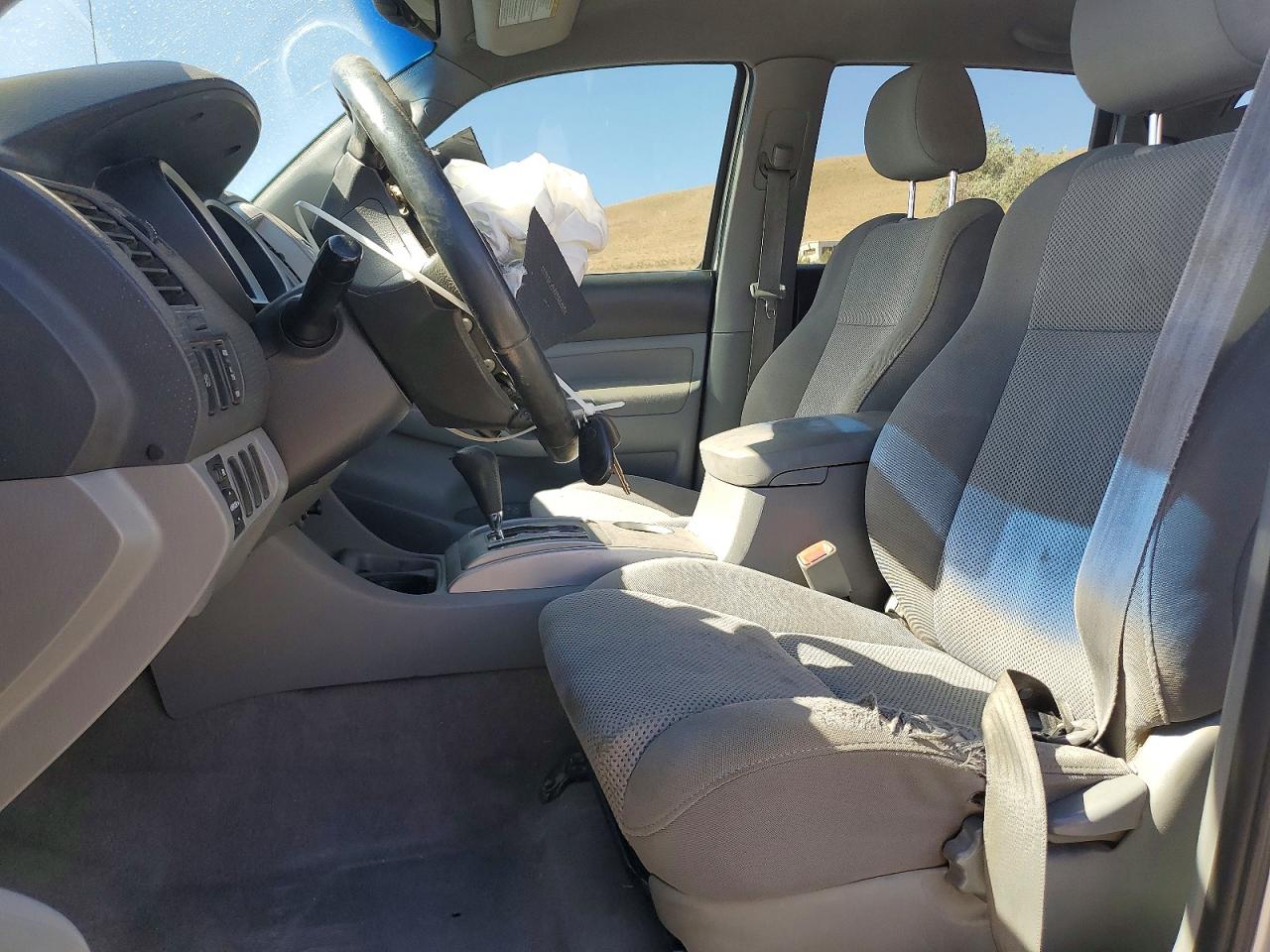 2008 Toyota Tacoma Double Cab Long Bed Silver vin: 3TMMU52N58M005652
