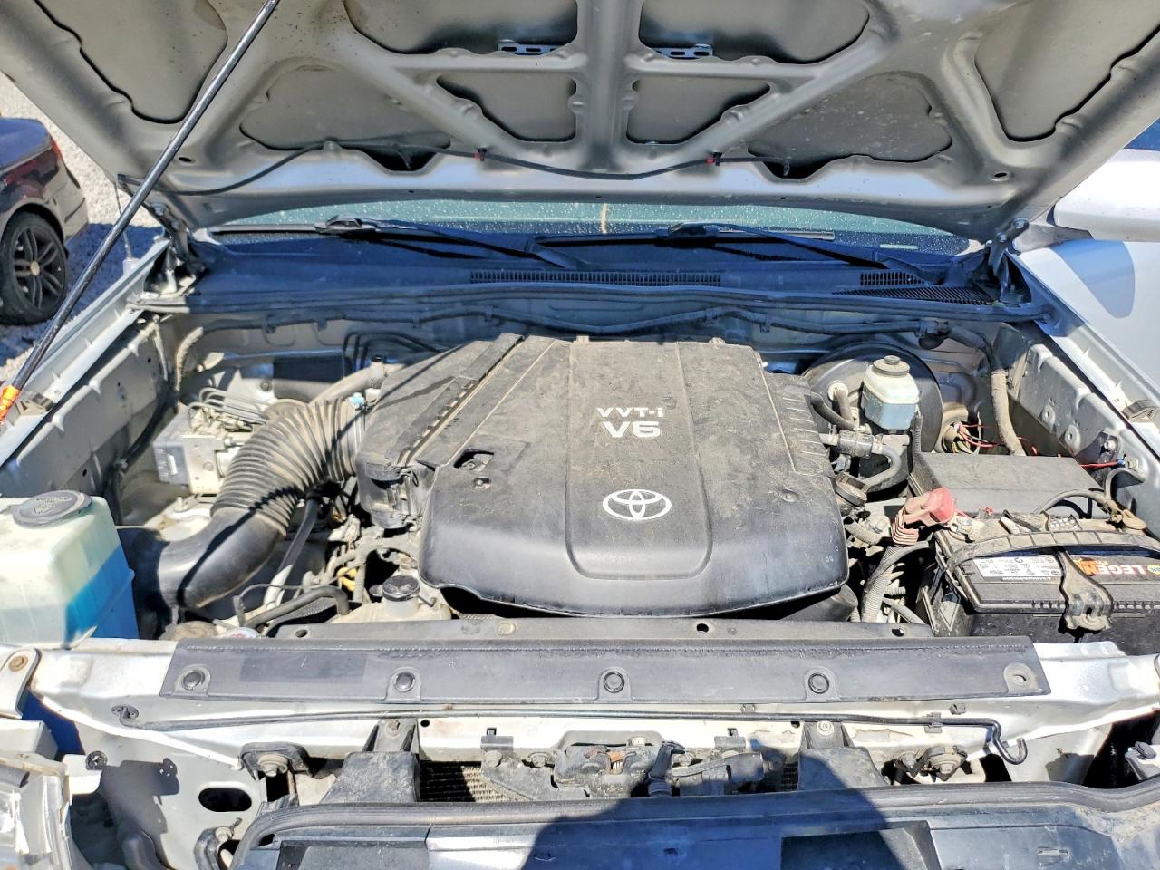 2008 Toyota Tacoma Double Cab Long Bed Silver vin: 3TMMU52N58M005652