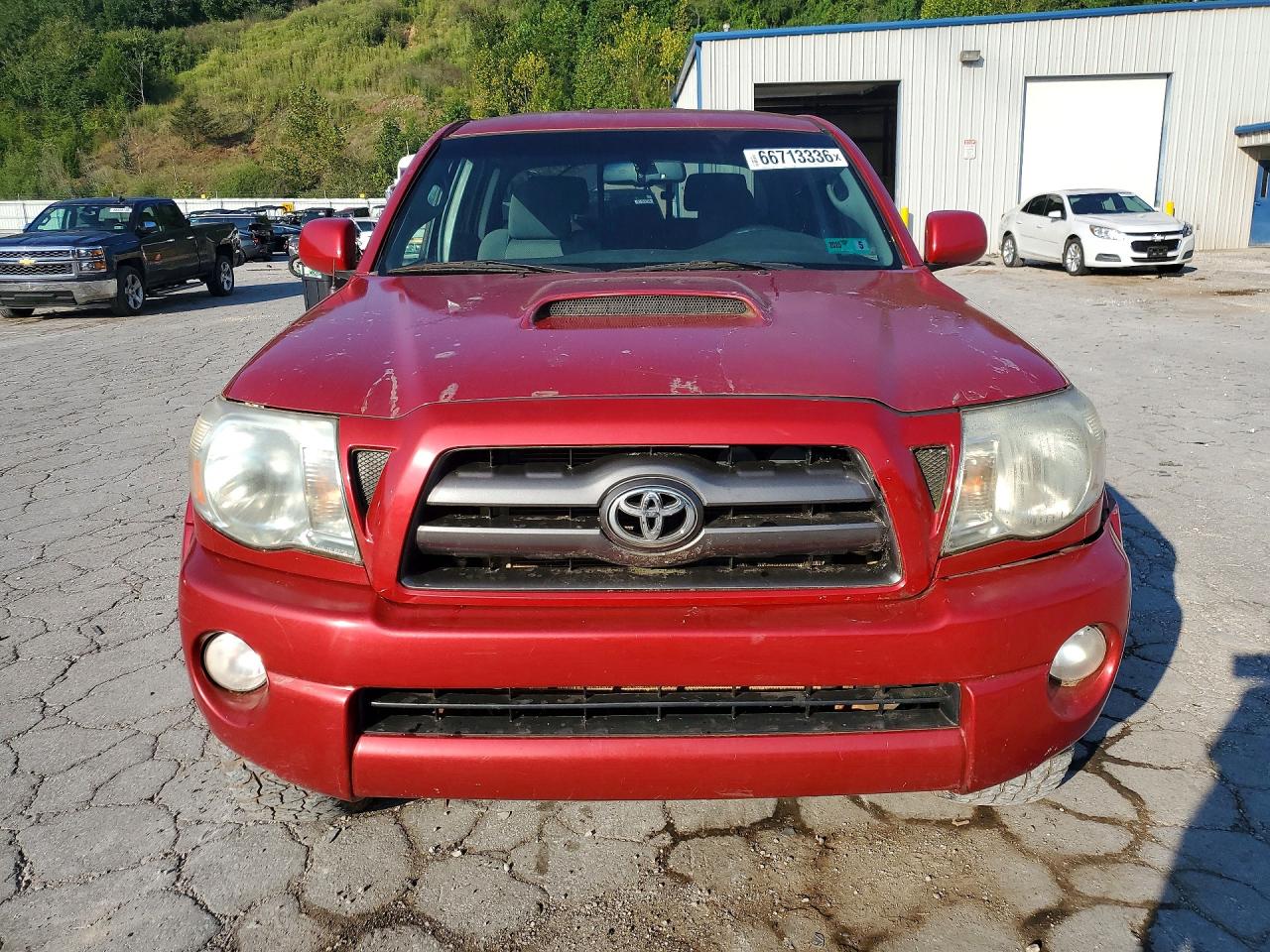 2009 Toyota Tacoma Double Cab Long Bed Red vin: 3TMMU52N69M011722