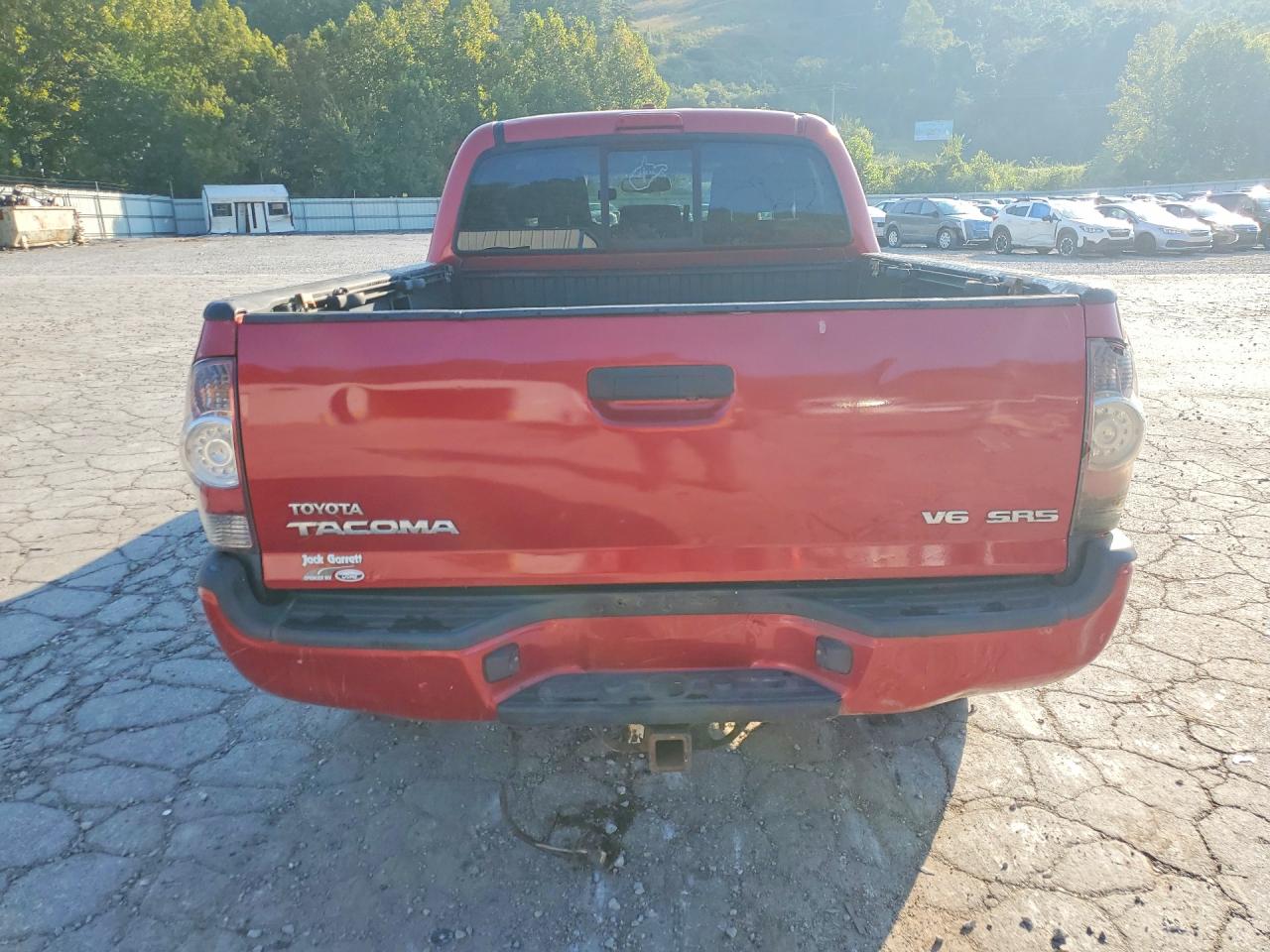 2009 Toyota Tacoma Double Cab Long Bed Red vin: 3TMMU52N69M011722