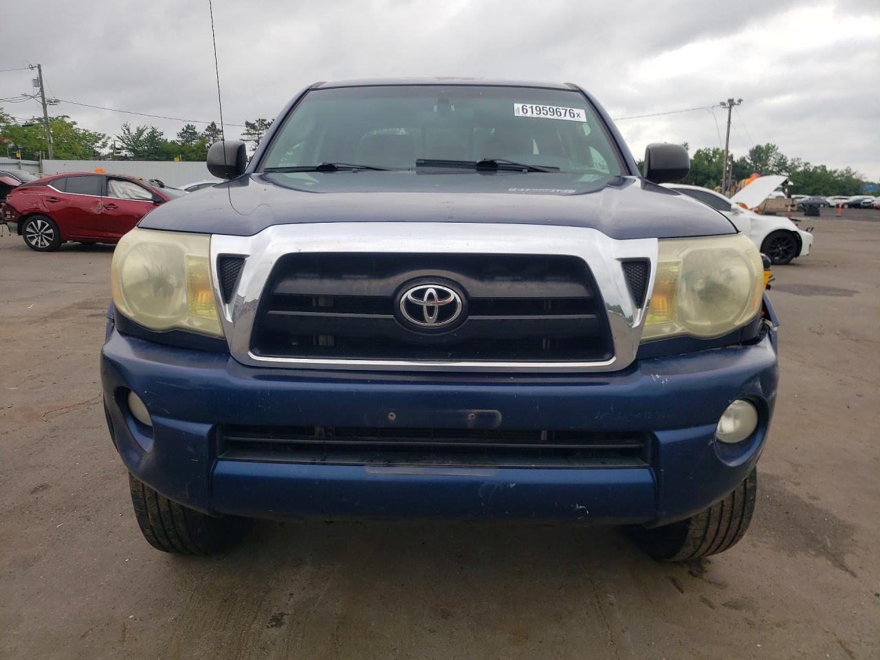 2008 Toyota Tacoma Double Cab Long Bed Blue vin: 3TMMU52N78M007614