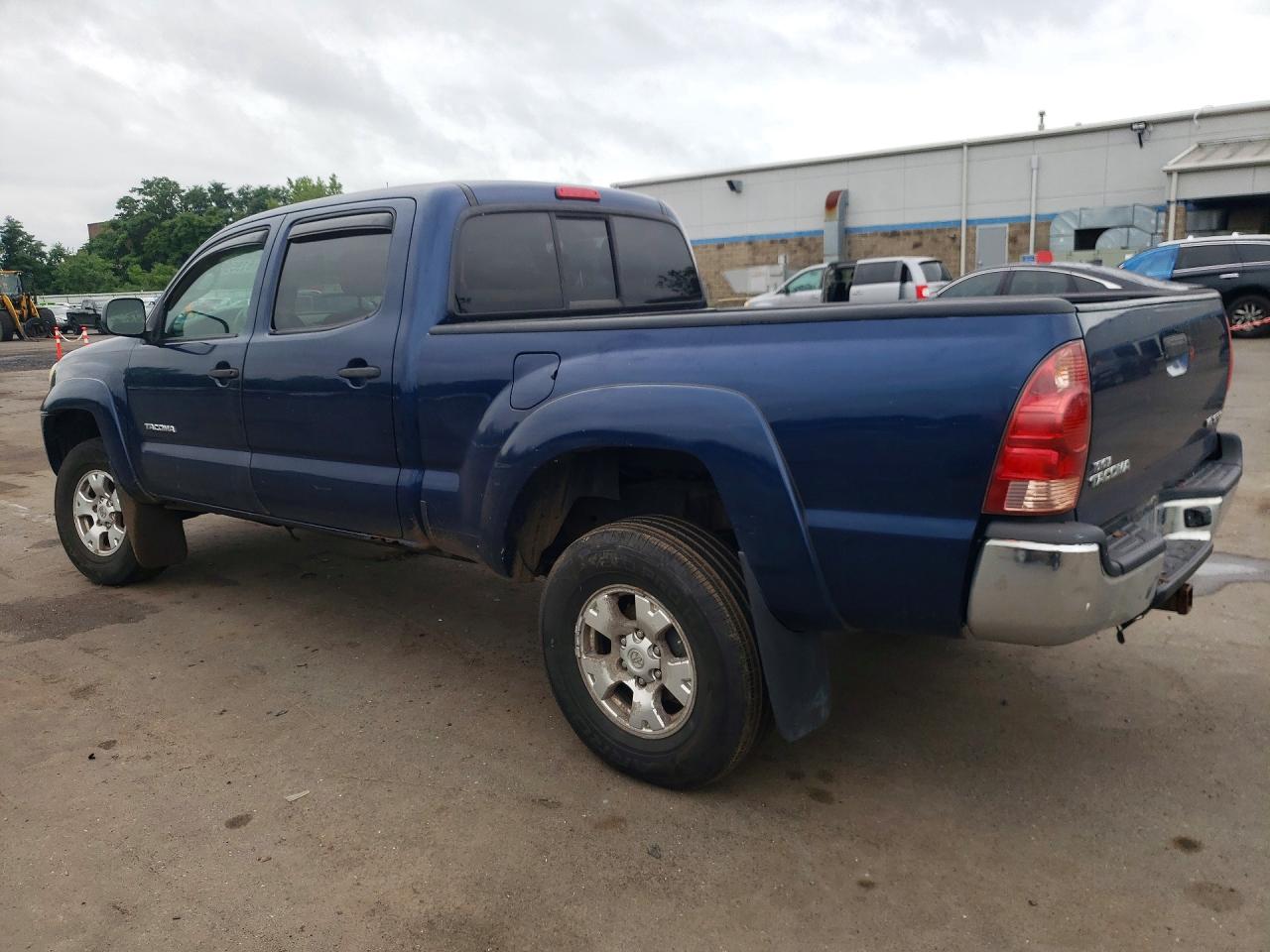 2008 Toyota Tacoma Double Cab Long Bed Blue vin: 3TMMU52N78M007614