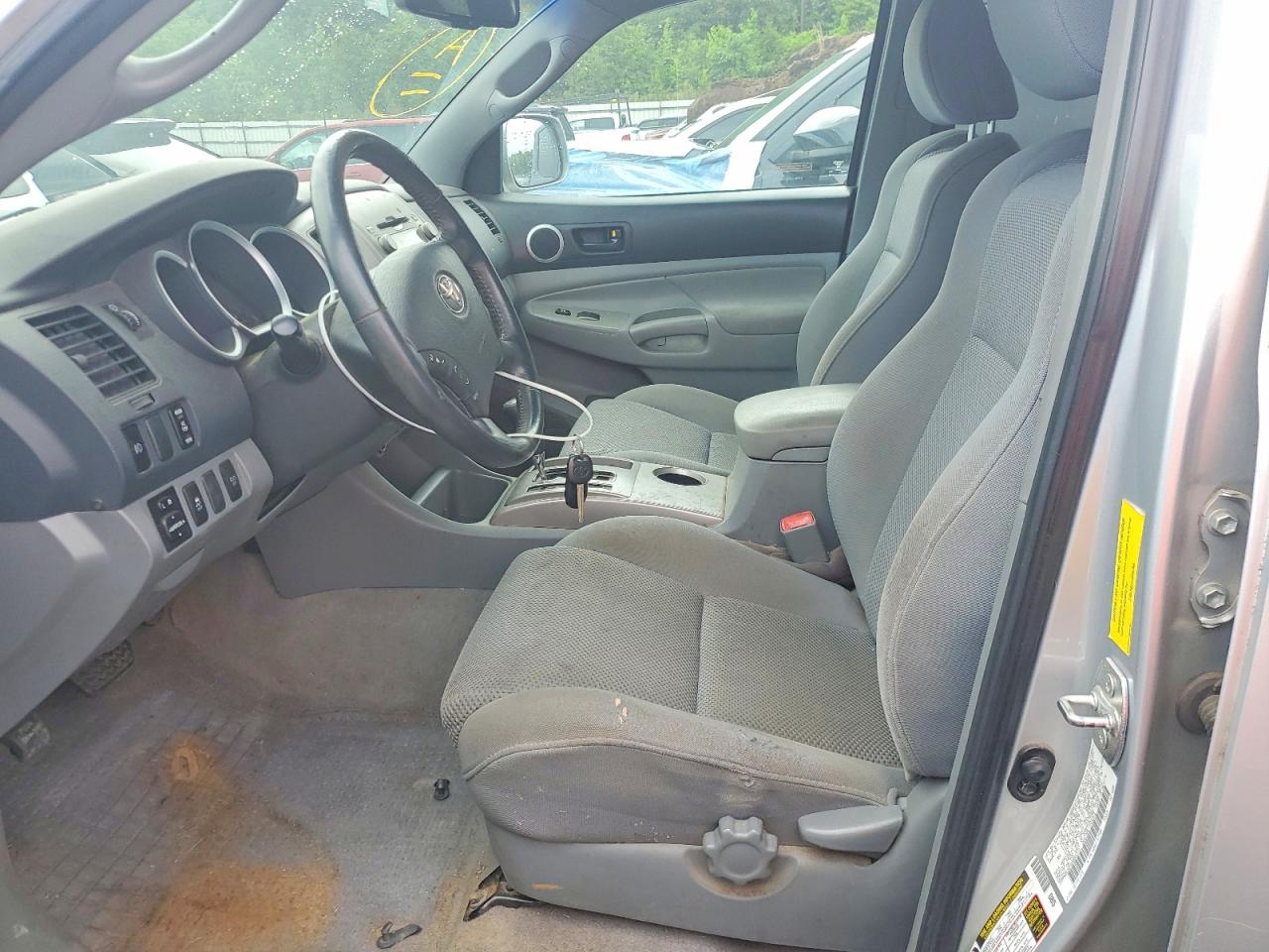 2009 Toyota Tacoma Double Cab Long Bed Silver vin: 3TMMU52N79M008313