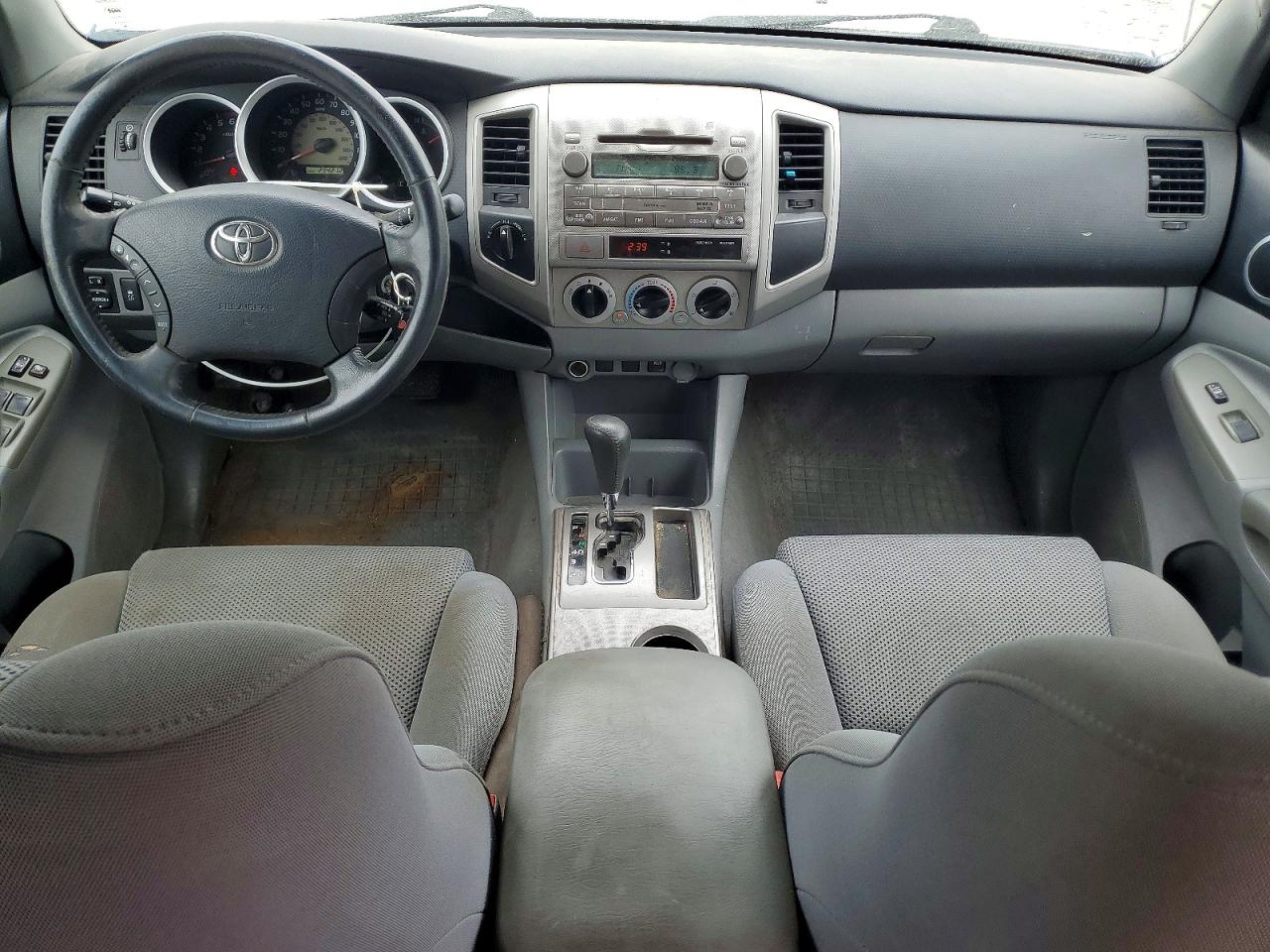 2009 Toyota Tacoma Double Cab Long Bed Silver vin: 3TMMU52N79M008313