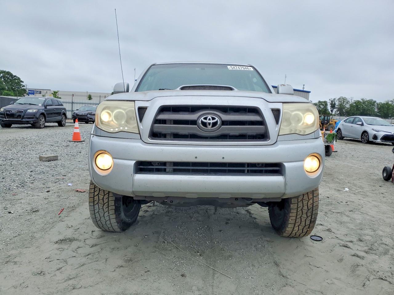 2009 Toyota Tacoma Double Cab Long Bed Silver vin: 3TMMU52N79M008313