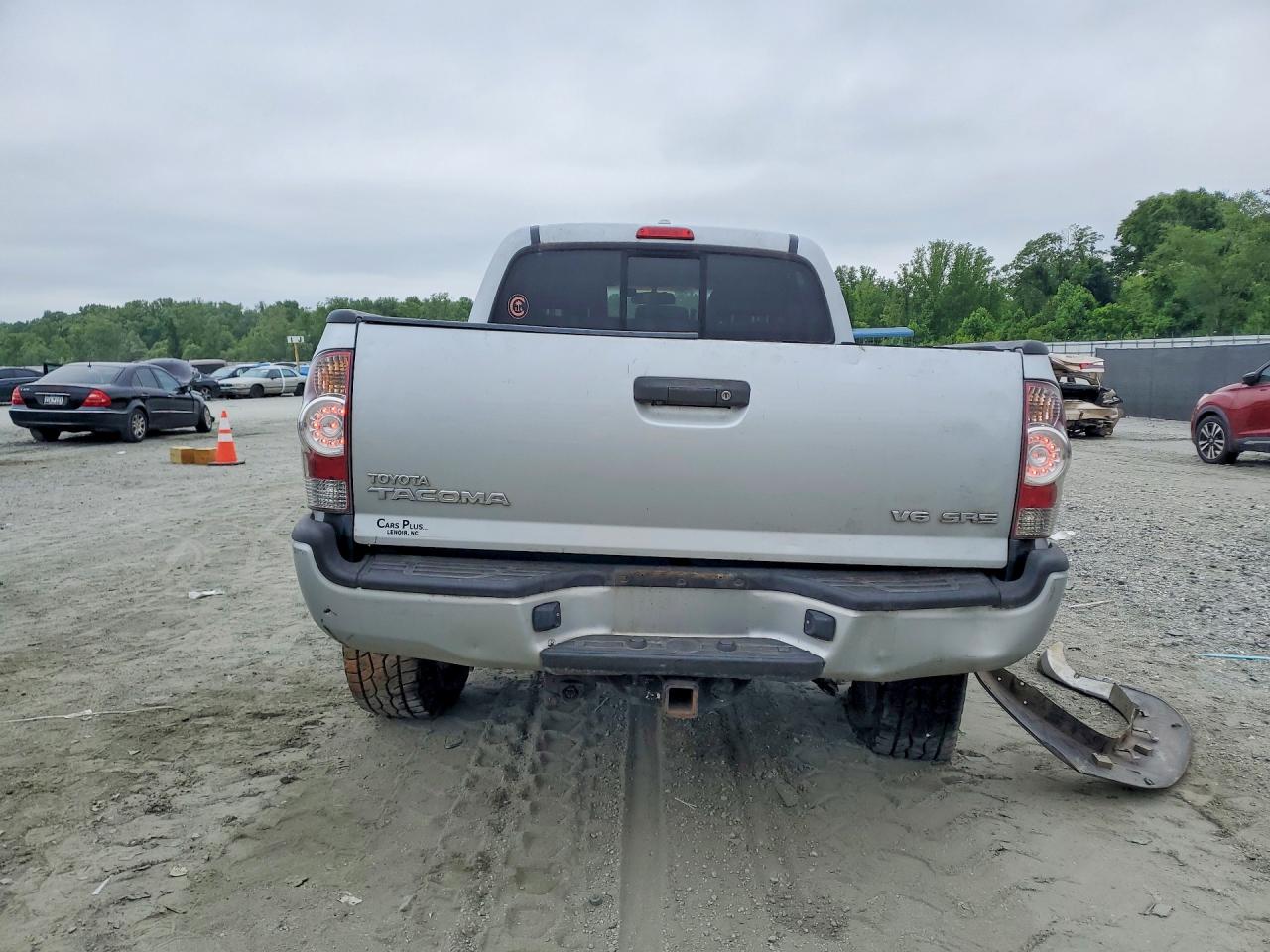 2009 Toyota Tacoma Double Cab Long Bed Silver vin: 3TMMU52N79M008313