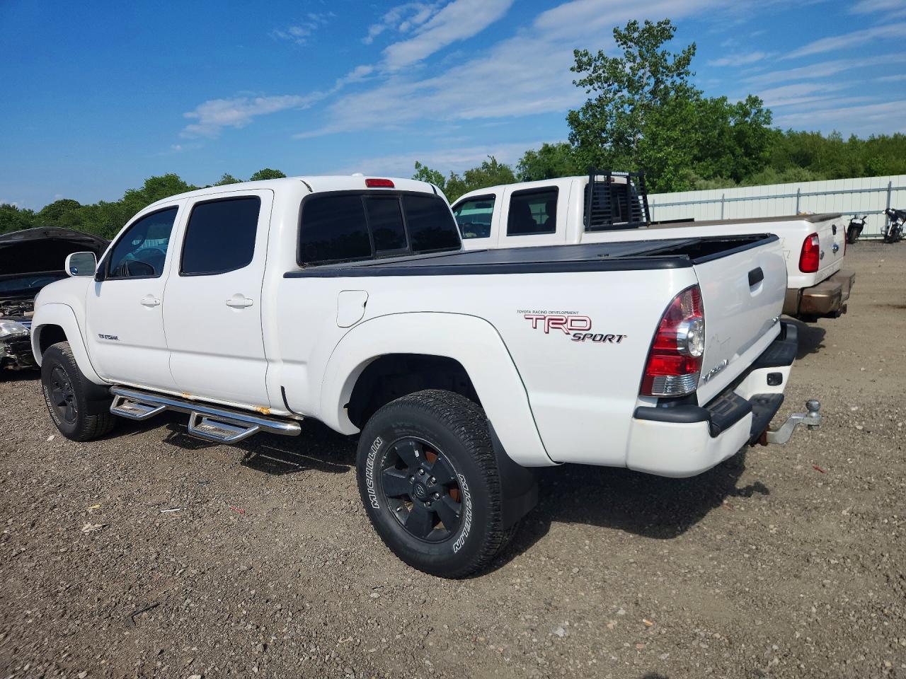 2009 Toyota Tacoma Double Cab Long Bed Белый vin: 3TMMU52N79M013172
