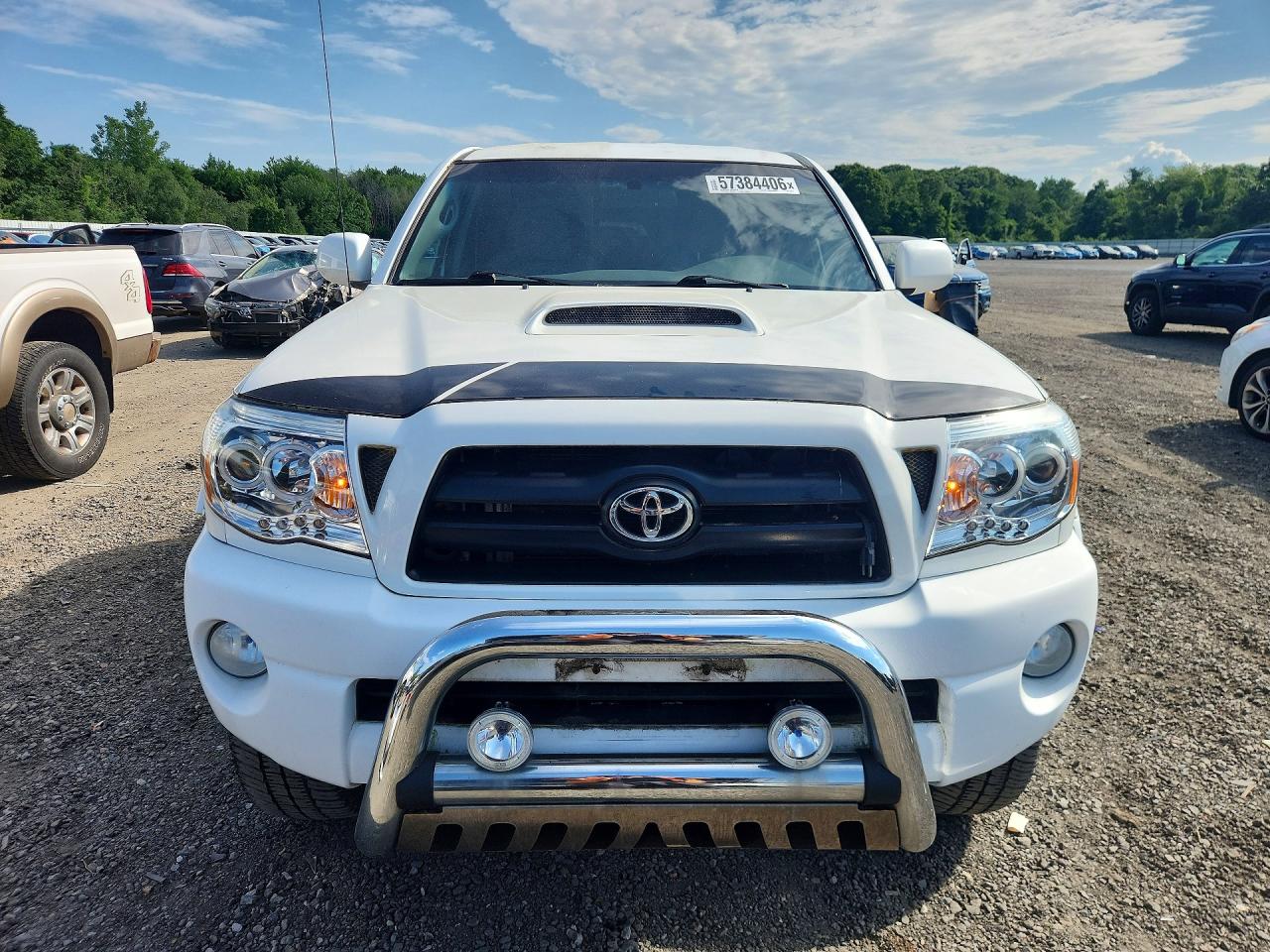 2009 Toyota Tacoma Double Cab Long Bed Белый vin: 3TMMU52N79M013172