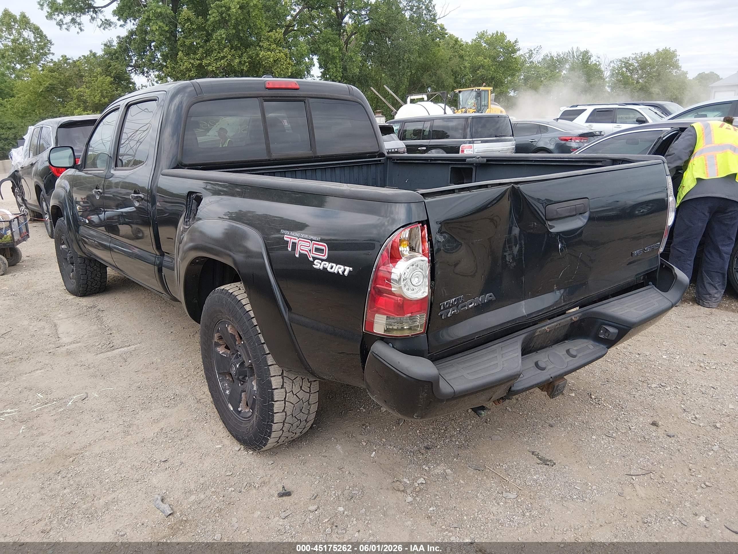 2009 Toyota Tacoma Base V6 Black vin: 3TMMU52N89M010345