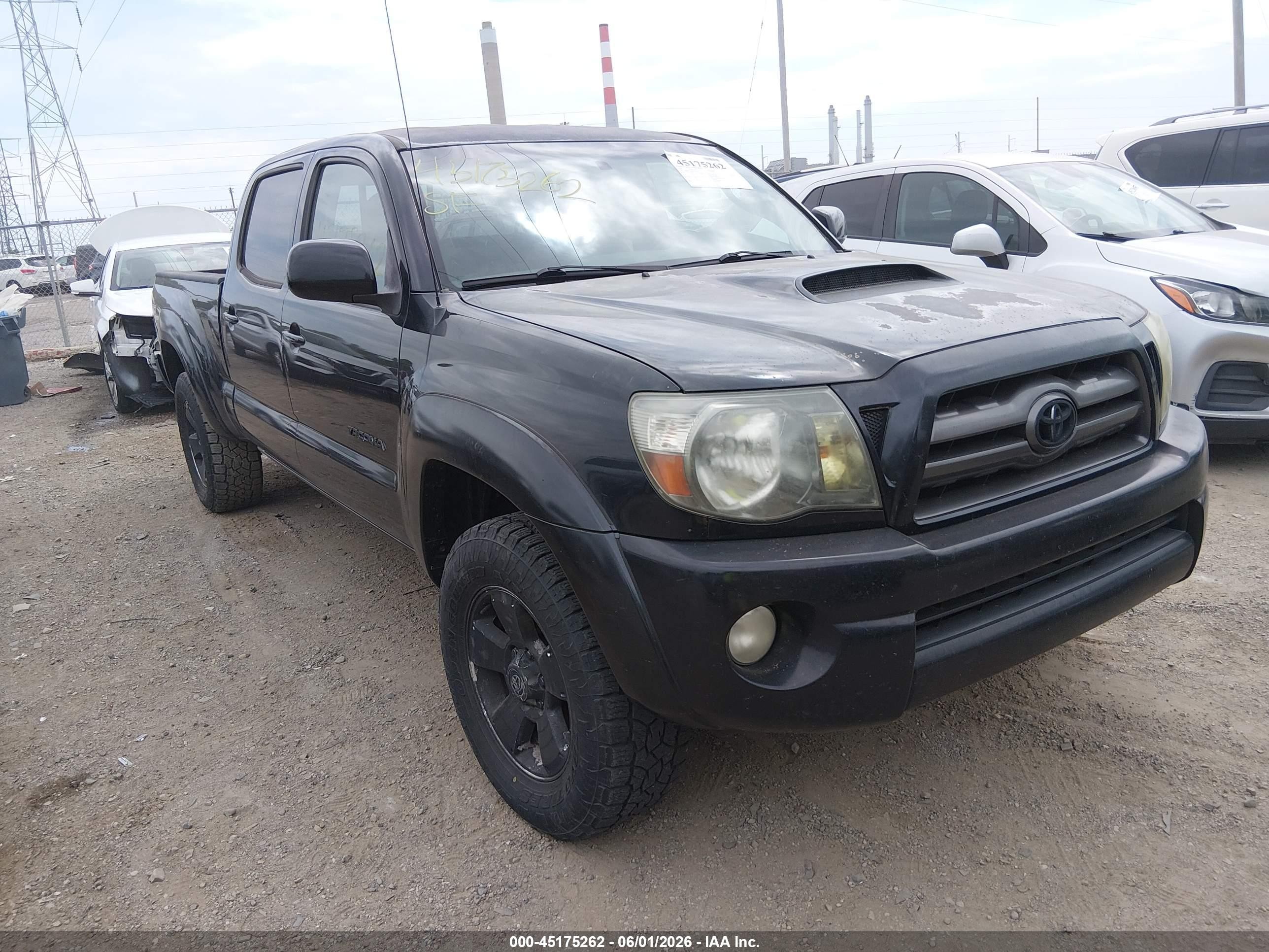 2009 Toyota Tacoma Base V6 Black vin: 3TMMU52N89M010345
