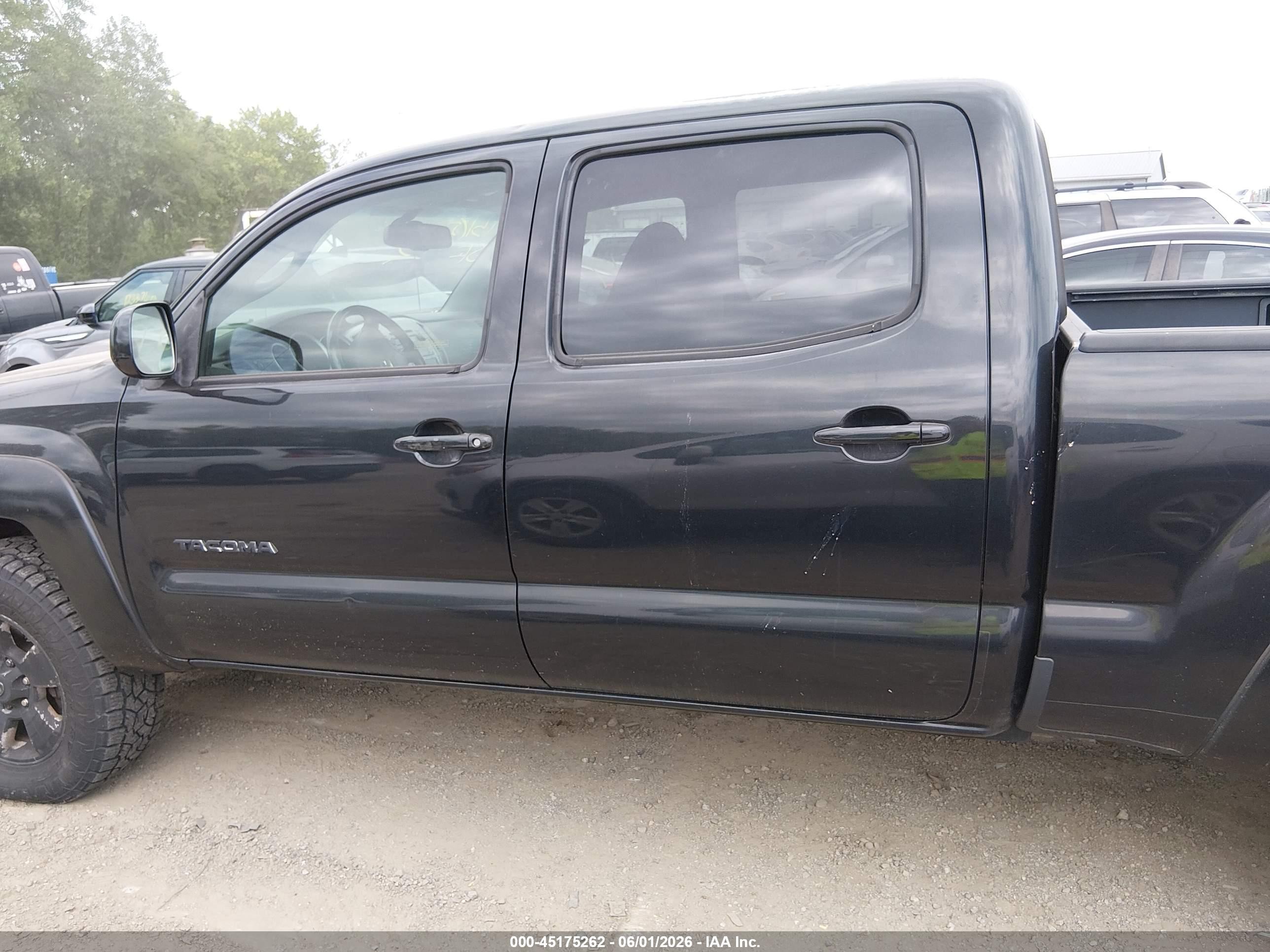 2009 Toyota Tacoma Base V6 Black vin: 3TMMU52N89M010345